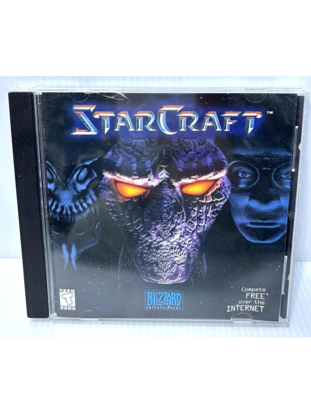 StarCraft PC Video Game Blizzard Original Real Time Strategy RTS Disc Windows CD